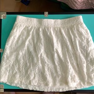 Frenchi White Mini Skirt